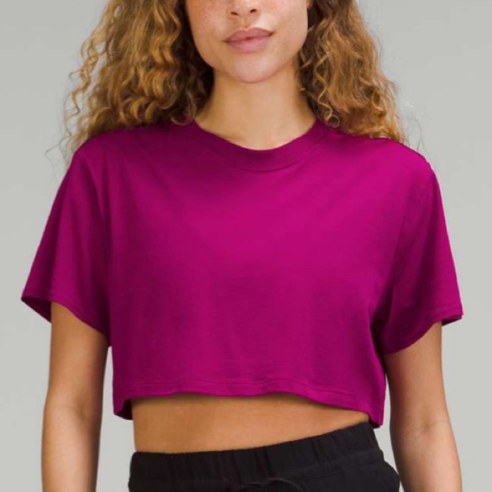 Lululemon All Yours Cropped Tee